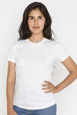 Los Angeles Apparel 21002 - USA-Made Women's Fine Jersey T-Shirt