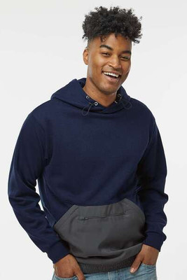 MV Sport 23112 - Mixed Media Hooded Sweatshirt