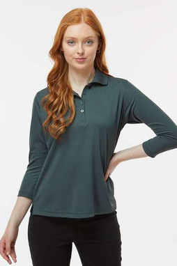 Paragon 120 - Womens Lady Palm Three-Quarter Sleeve Polo