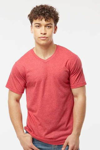 Tultex 207 - Poly-Rich V-Neck T-Shirt