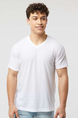 Tultex 207 - Poly-Rich V-Neck T-Shirt