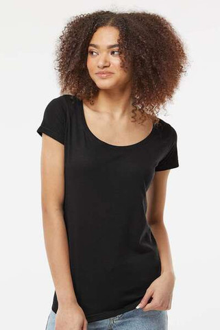 Tultex 243 - Womens Poly-Rich Scoop Neck T-Shirt