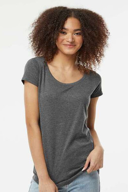 Tultex 243 - Womens Poly-Rich Scoop Neck T-Shirt