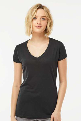 Tultex 244 - Women's Poly-Rich V-Neck T-Shirt