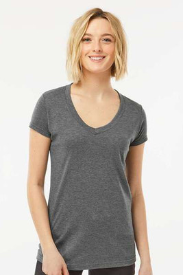 Tultex 244 - Women's Poly-Rich V-Neck T-Shirt