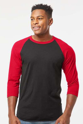 Tultex 245 - Camiseta Raglan de punto fino