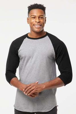 Tultex 245 - Camiseta Raglan de punto fino