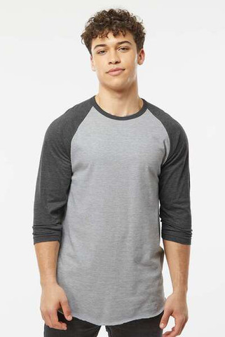 Tultex 245 - Camiseta Raglan de punto fino