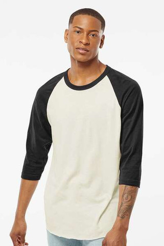 Tultex 245 - Camiseta Raglan de punto fino
