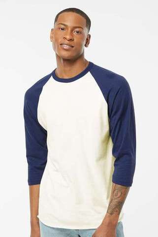 Tultex 245 - Camiseta Raglan de punto fino