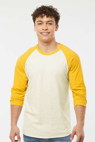 Tultex 245 - Camiseta Raglan de punto fino