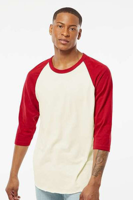 Tultex 245 - Camiseta Raglan de punto fino