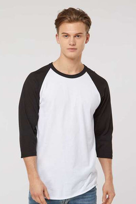 Tultex 245 - Camiseta Raglan de punto fino