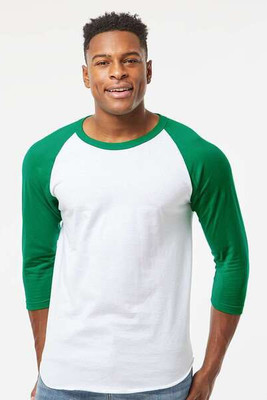 Tultex 245 - Camiseta Raglan de punto fino