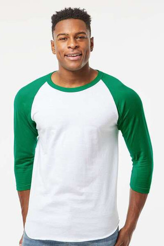 Tultex 245 - Camiseta Raglan de punto fino