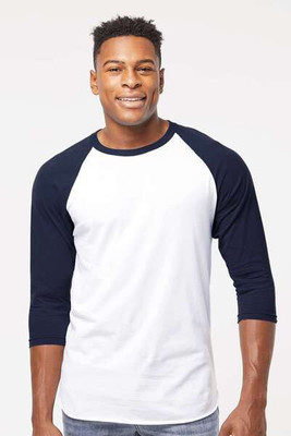 Tultex 245 - Camiseta Raglan de punto fino