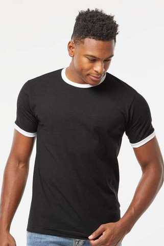 Tultex 246 - Fine Jersey Ringer T-Shirt