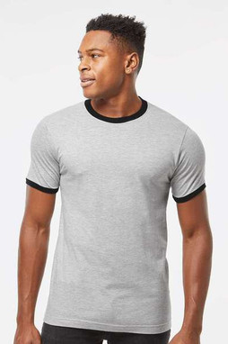Tultex 246 - Fine Jersey Ringer T-Shirt