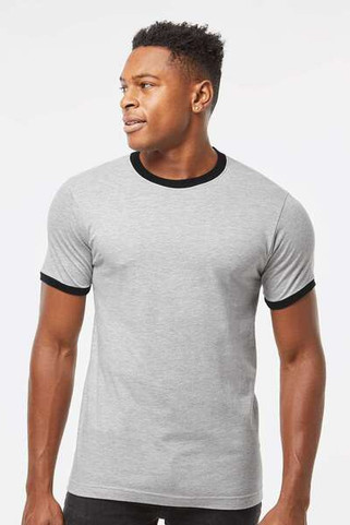 Tultex 246 - Fine Jersey Ringer T-Shirt