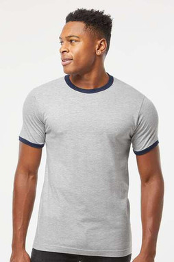 Tultex 246 - Fine Jersey Ringer T-Shirt