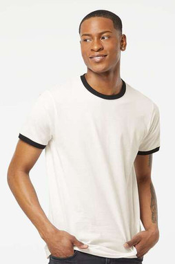 Tultex 246 - Fine Jersey Ringer T-Shirt