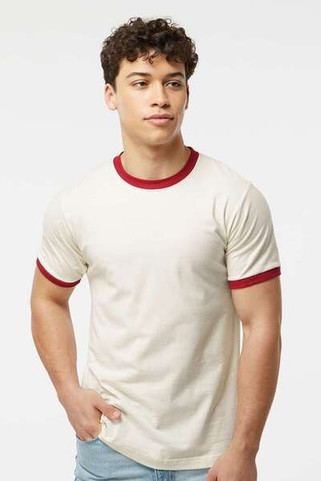 Tultex 246 - Fine Jersey Ringer T-Shirt