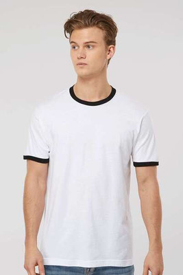 Tultex 246 - Fine Jersey Ringer T-Shirt