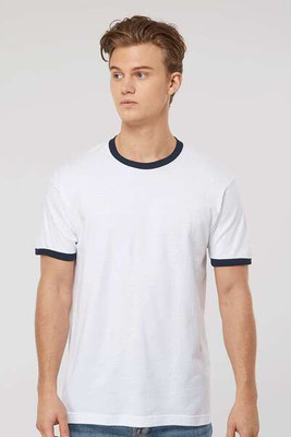 Tultex 246 - Fine Jersey Ringer T-Shirt