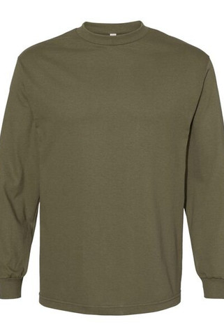 American Apparel 1304 - Unisex Heavyweight Cotton Long Sleeve Tee