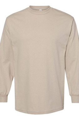 American Apparel 1304 - T-shirt unisexe en coton épais à manches longues