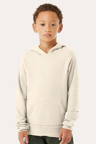 Bella+Canvas 3719Y - Youth Sponge Fleece Pullover Hooded Sweatshirt