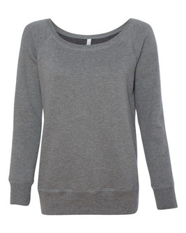 Bella+Canvas 7501 - Ladies Sponge Fleece Wide Neck Sweatshirt