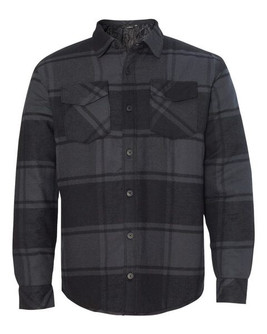 Burnside 8610 - Men's Quilted Flannel Shirt Jacket