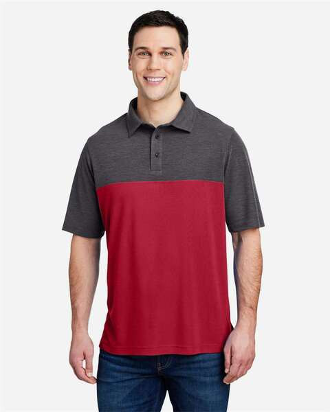 Core365 CE112C - Men's Fusion ChromaSoft Colorblock Polo