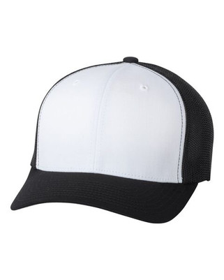 Flexfit 6511 - 6-Panel Structured Trucker Cap with Mesh