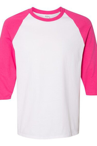 Gildan 5700 - Heavy Cotton Three-Quarter Raglan Sleeve T-Shirt