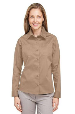 Harriton M585LW - Ladies Advantage IL Long-Sleeve Workshirt