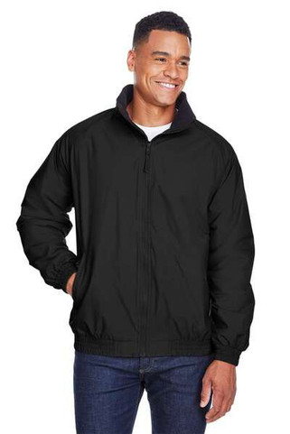 Harriton M740 - Fleece-Lined Nylon Jacket