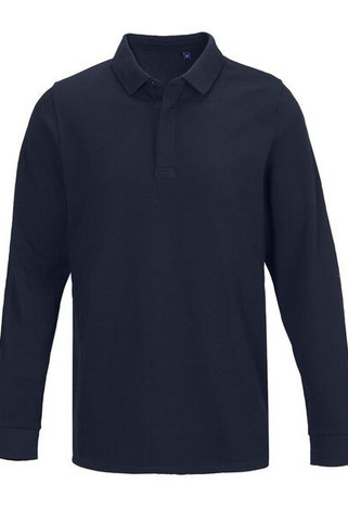 NEOBLU 04396 - OWEN LSL MEN Polo Z Długimi Rękawami I Krytą Plisą Męskie