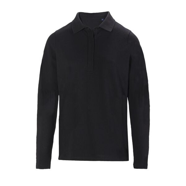 Neoblu 04397 - OWEN LSL WOMEN Pitkähihainen pikeepaita piilotetulla napituksella