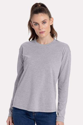 Next Level 3911 - T-shirt à manches longues en coton décontracté pour femmes