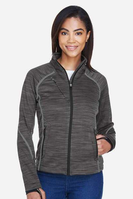 North End 78697 - Ladies Flux Mélange Bonded Fleece Jacket