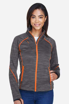 North End 78697 - Ladies Flux Mélange Bonded Fleece Jacket