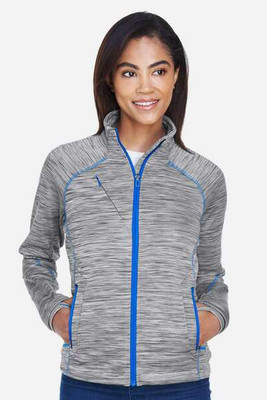 North End 78697 - Ladies Flux Mélange Bonded Fleece Jacket