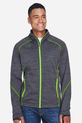 North End 88697 - Men's Flux Mélange Bonded Fleece Jacket