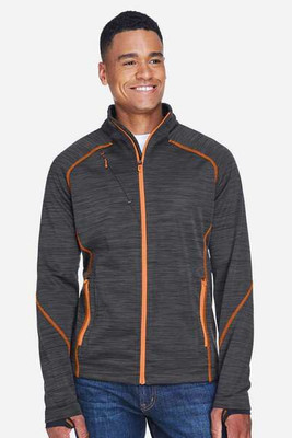 North End 88697 - Men's Flux Mélange Bonded Fleece Jacket