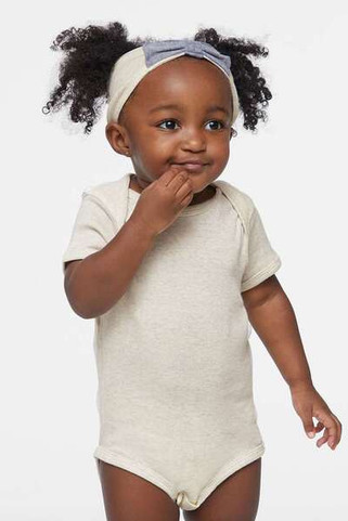 Rabbit Skins 4400 - Camiseta Infantil Algodón Suave con Broches