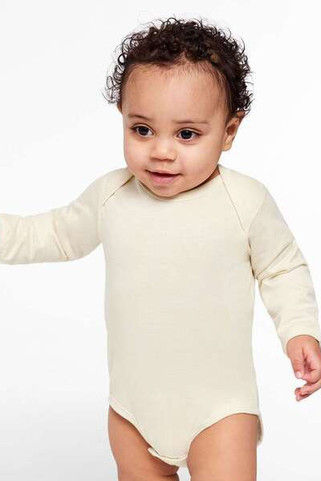 Rabbit Skins 4421 - Infant Fine Jersey Long Sleeve Bodysuit