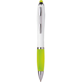 Rush Touch White Ballpoint Pen - Silan 5204