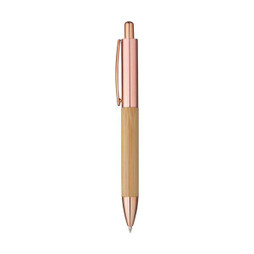 Silan 5648g - Henry Bamboo and Metal Ballpoint Pen in Case